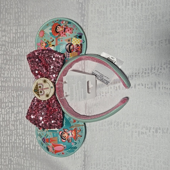 Disney Accessories - WDW DISNEY PARKS It’s A Small World Minnie Mouse Ears Headband NWT